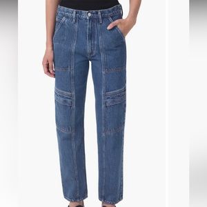 AGOLDE Cooper Relaxed Cargo Organic Cotton Jeans